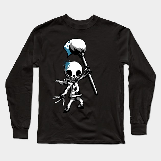 Bitter Skeleton - Splat! Long Sleeve T-Shirt by JS Longstreet